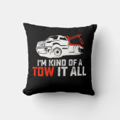 私は少し牽引するトラック運転手トラック運転手のトラックを全て牽引 クッション (正面)