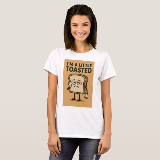私は少し疲れている Tシャツ (正面フル)