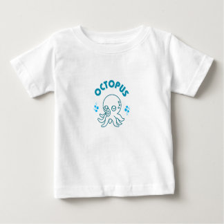 私は少し…タコ！キッズTシャツ ベビーTシャツ