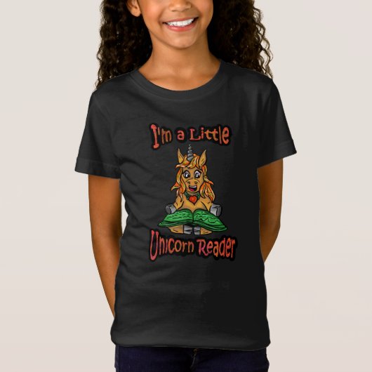私は少し – Unicornリーダーカラーティー Tシャツ (正面)