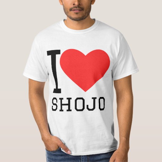 私は少女が大好き Tシャツ (正面)