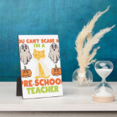 私は就学前の先生ハロウィーンだ フォトプラーク (側面)