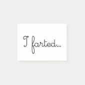 私は屁の屁のI屁をする愛LOL WTF屁をすること屁をしました ポストイット (正面)