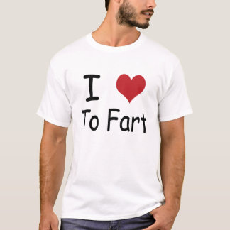 私は屁をすることを愛します Tシャツ