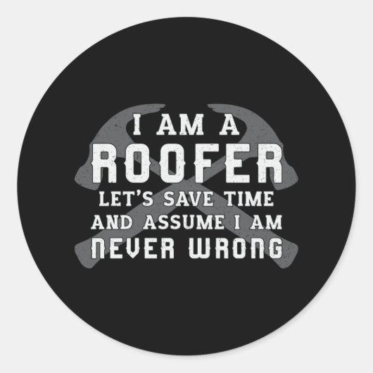 私は屋上の屋上のパパ男性建築 ラウンドシール (正面)