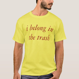 私は屑で属します Tシャツ