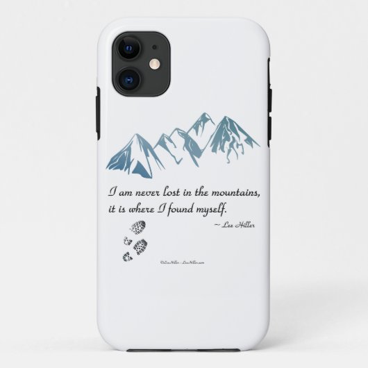私は山で迷うことはありません。そこは... Case-Mate iPhoneケース (裏面)