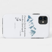 私は山で迷うことはありません。そこは... Case-Mate iPhoneケース (裏面(横))