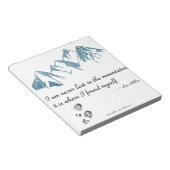 私は山に失ったはいない… ノートパッド (アングル)