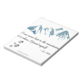 私は山に失ったはいない… ノートパッド (回転)