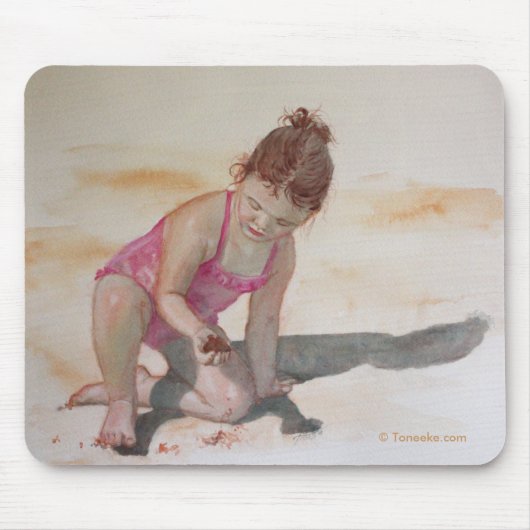 私は山を造ります マウスパッド (正面)