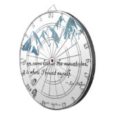 私は山失ったの中にいない場所… ダーツボード (正面右)