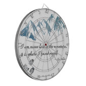 私は山失ったの中にいない場所… ダーツボード (正面左)