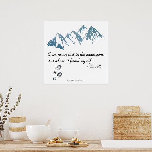 私は山失ったの中にいない場所… ポスター (キッチン)