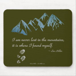 私は山失ったの中にいない場所… マウスパッド