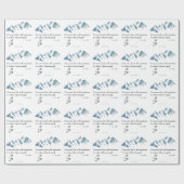 私は山失ったの中にいない場所… ラッピングペーパー (フラット)