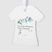 私は山失ったの中に決して…オーナメント オーナメント (正面)