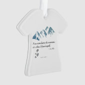私は山失ったの中に決して…オーナメント オーナメント (正面)