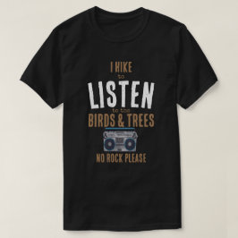 私は岩の聞上に歩きて、鳥や蜂に行く Tシャツ