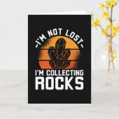 私は岩を集め失ったているわけではない カード (黄色い花)