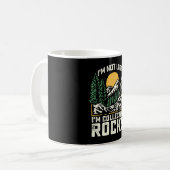 私は岩を集失っためているわけではない コーヒーマグカップ (正面左)