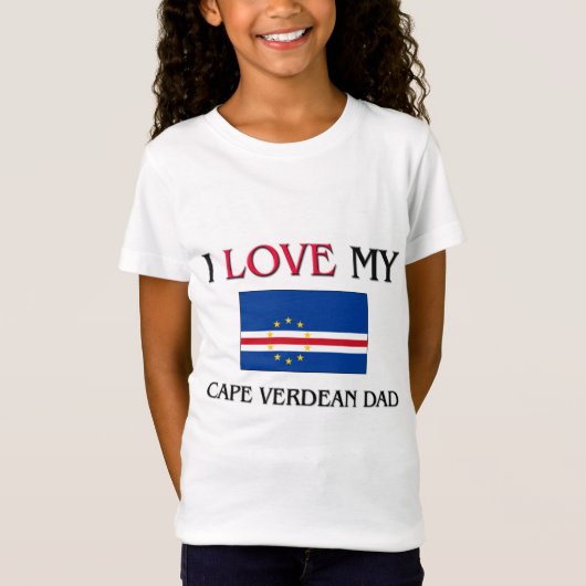 私は岬のVerdeanの私のパパを愛します Tシャツ (正面)