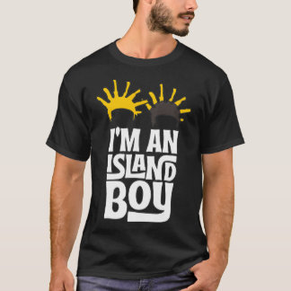 私は島の男の子、島の男の子、ima Just Island Bo Tシャツ