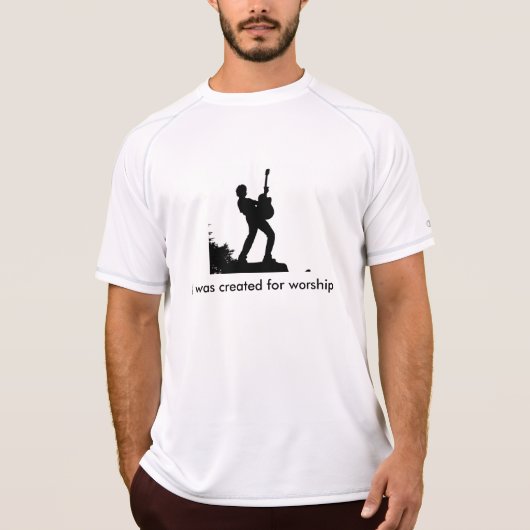 私は崇拝のために作られたので、あなたもそうである Tシャツ (正面)