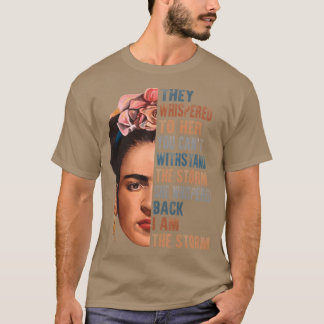 私は嵐だ フリーダ・カーロ 画家 アート ファン向け Tシャツ