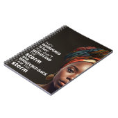 私は嵐に強いビジネス女性の母 ノートブック (左側)