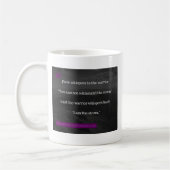 私は嵐のコレクションです コーヒーマグカップ (左)