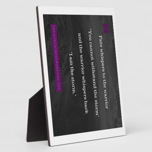 私は嵐のコレクションです フォトプラーク (側面)