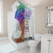 私は嵐のシャワーカーテンだ シャワーカーテン (インサイチュ)