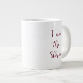 私は嵐のジャンボマグだ ジャンボコーヒーマグカップ (正面右)