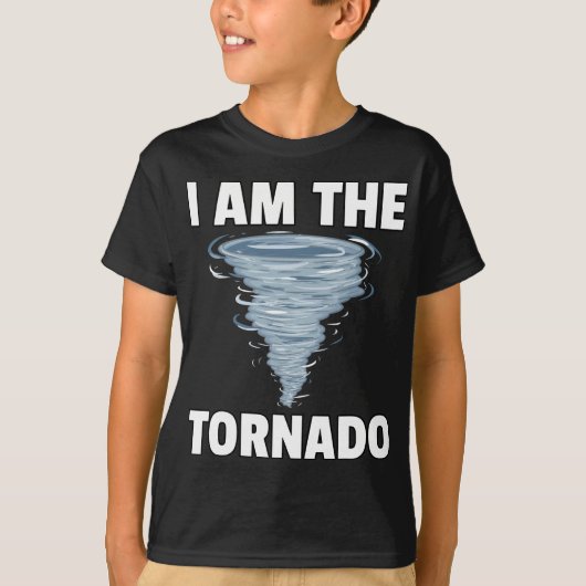 私は嵐のツイスター竜巻のギフトHurricane Mete Tシャツ (正面)