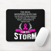 私は嵐の乳がん認識度ピンクリボン マウスパッド (マウス)