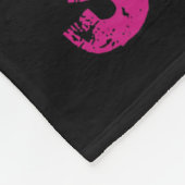 私は嵐の乳がん認識度心地よい フリースブランケット (角)