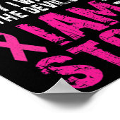 私は嵐の乳がん認識度 ポスター (角)