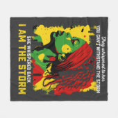 私は嵐の十二分に彼らは彼女にささやいた フリースブランケット (正面(横))