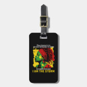 私は嵐の十二分に彼らは彼女にささやいた ラゲッジタグ (正面縦)