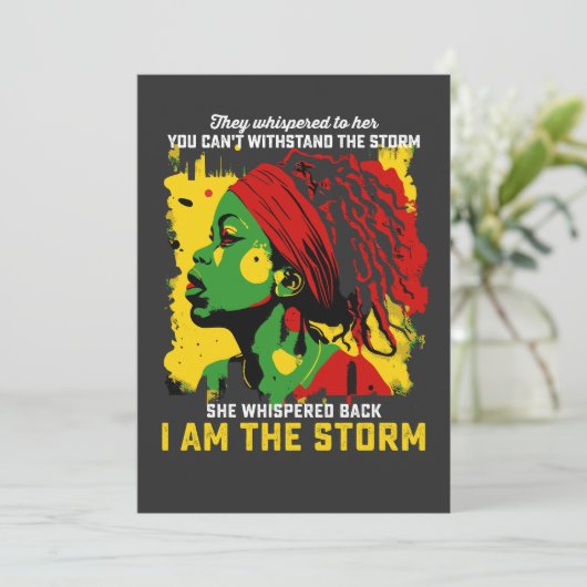 私は嵐の十二分に彼らは彼女にささやいた 招待状 (スタンド正面)