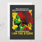 私は嵐の十二分に彼らは彼女にささやいた 招待状 (正面/裏面)