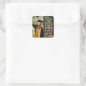 私は嵐の卒業強女の芸術だ スクエアシール (バッグ)