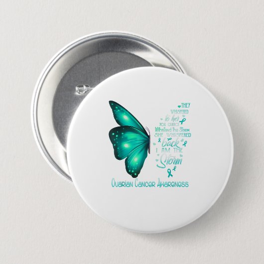 私は嵐の卵巣がん認識度お尻 缶バッジ (正面&裏面)