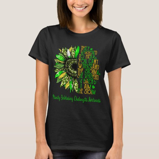 私は嵐の原発性硬化胆管炎である Tシャツ (正面)