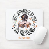 私は嵐の多発性硬化症認識度 マウスパッド (マウス)