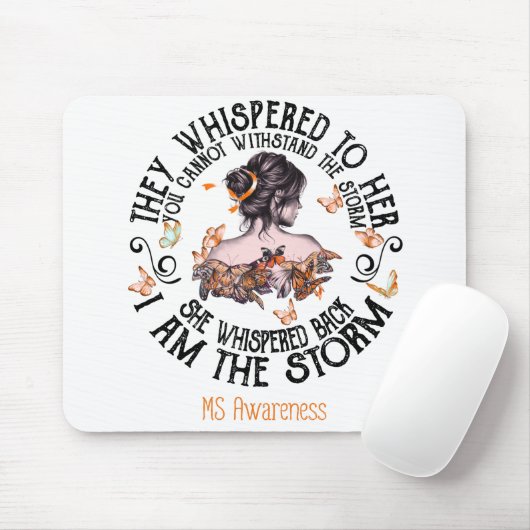 私は嵐の多発性硬化症認識度 マウスパッド (マウス)