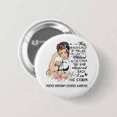 私は嵐の多重遺伝性脱出だ 缶バッジ (正面&裏面)