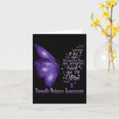 私は嵐の家庭内暴力認識度 カード (黄色い花)