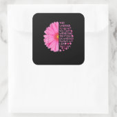 私は嵐の強い女性の乳がん戦士P スクエアシール (バッグ)